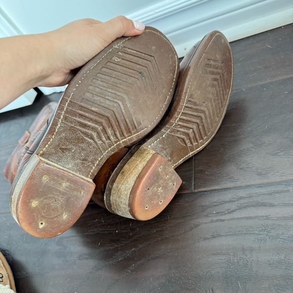 Vintage tooled leather cowgirl western boots 11 - Picture 7 of 8